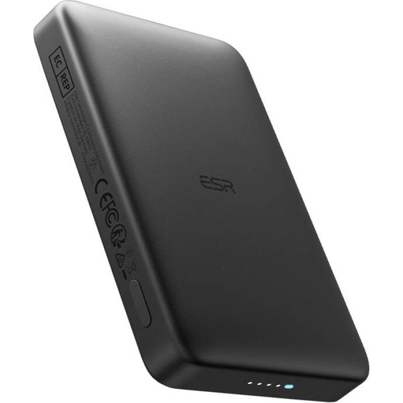 ESR Qi2 MagSlim 10000 mAh magnetic powerbank (black)