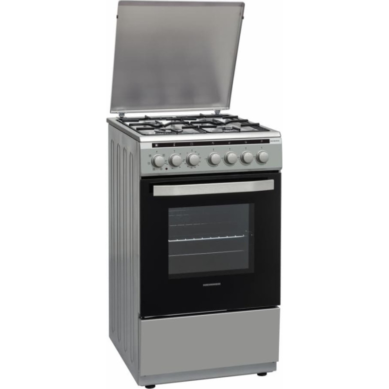 Kombinētā gāzes plīts HFSC-V60LITGC-SL HEINNER