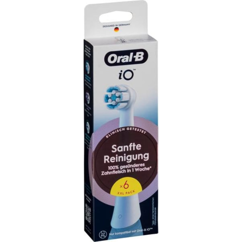 Oral-B iO Aufsteckb&uuml;rsten Sanfte Reinigung 6er