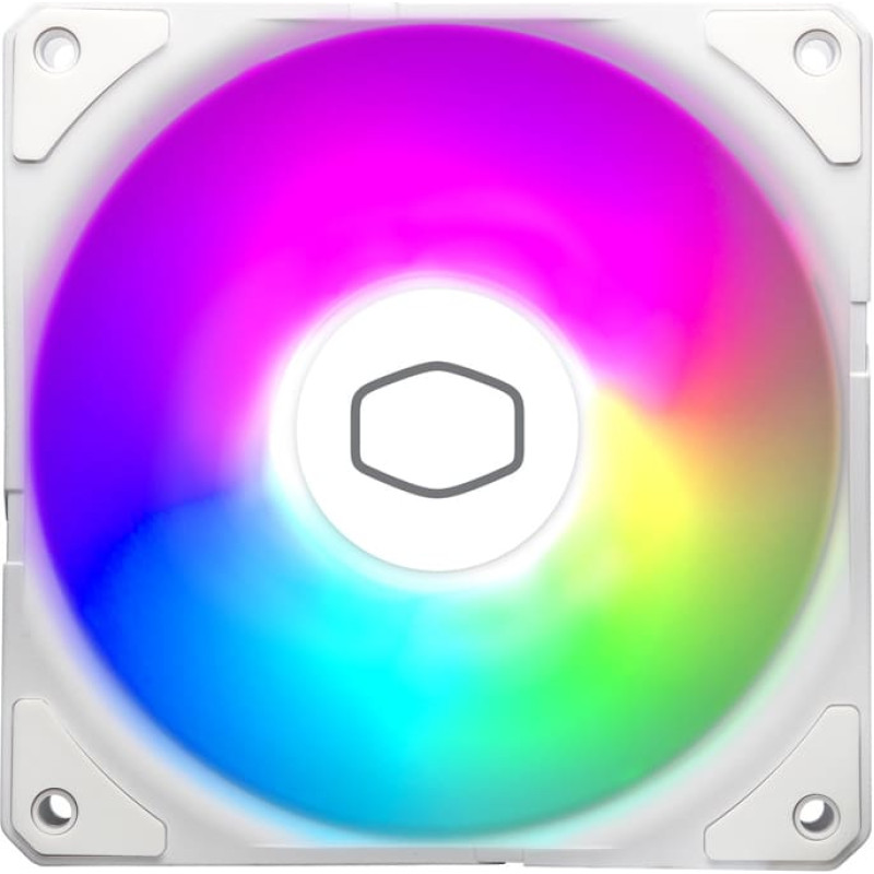 Cooler Master SickleFlow Edge 120 ARGB White Edition, case fan white, with A1 Mini LED controller, 120 mm