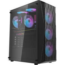 Darkflash Computer case Darkflash DK352 MESH + 4 aRGB fans (black)