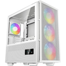 Deepcool Case|DEEPCOOL|CH560 DIGITAL WH|Case product features Transparent panel|Not included|Colour White|R-CH560-WHAPE4D-G-1
