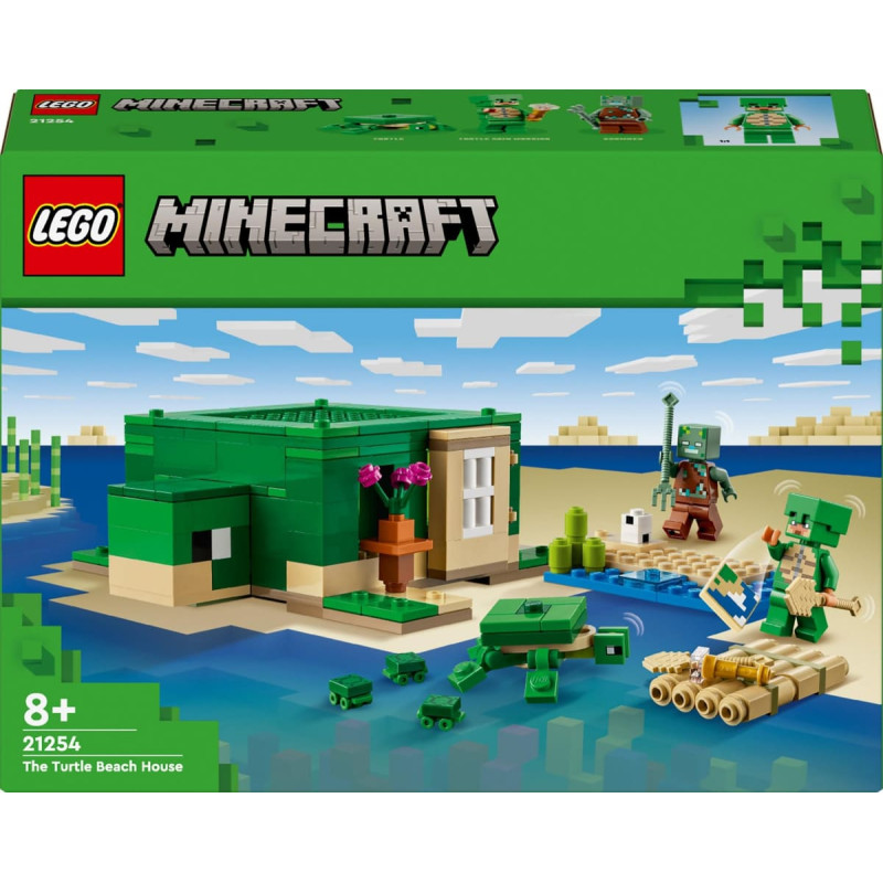 Lego 21254 Minecraft The Turtle Beach House, construction toy