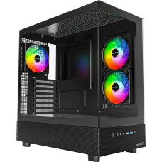 Montech XR, Tower Case (Black, Tempered Glass x 2)