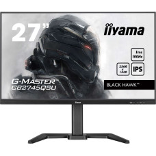 Iiyama G-Master GB2745QSU-B2, gaming monitor - 27 - black (matt), QHD, IPS, USB hub, 100Hz panel