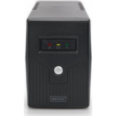 Digitus UPS Line-Ineractive LED BASIC, 600VA/360W, 1x12V/7Ah, AVR, 2x Schuko CEE 7/3