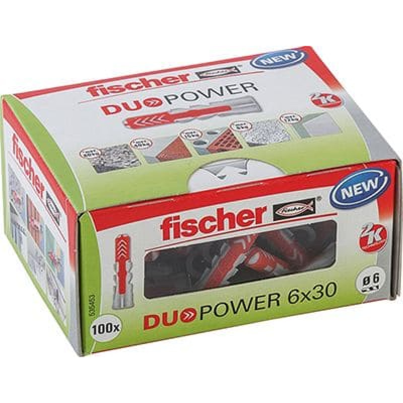 Fischer DUOPOWER 6x30 100 pcs
