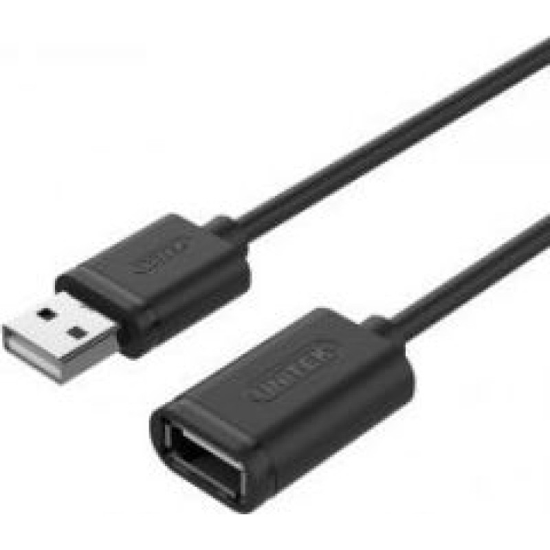 Unitek USB cable Unitek USB-A - USB-A 1 m Black (Y-C428GB)