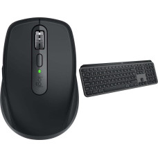 Logitech Mysz Logitech MX Anywhere 3S for Business (910-006958) + MX Keys S Bezprzewodowa Graphite US (920-011587)