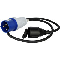 Socket adapter 1m IP44 KS EX1M-1S KONNER & SOHNEN