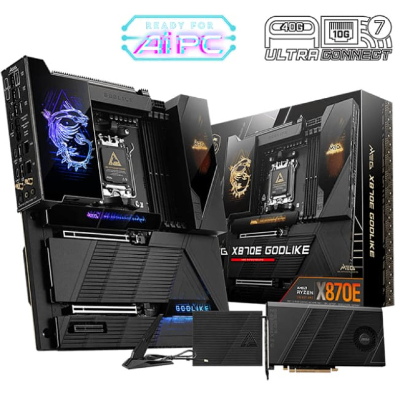 MSI MEG X870E GODLIKE - Socekt AM5 - motherboard