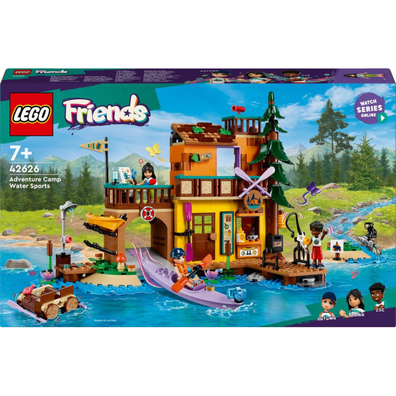 Lego 42626 Friends Adventure Camp with Kayak, construction toy