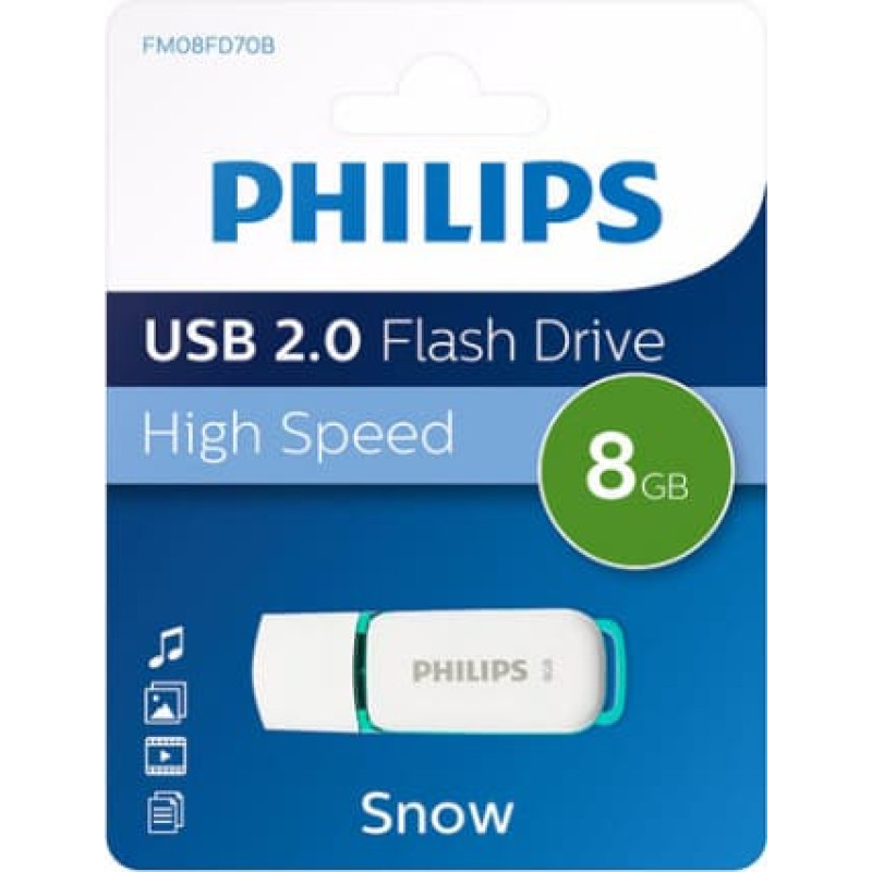 Philips USB 2.0              8GB Snow Edition Spring Green