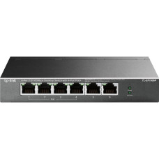 Tp-Link Switch|TP-LINK|TL-SF1006P|Desktop/pedestal|6x10Base-T / 100Base-TX|PoE+ ports 4|TL-SF1006P