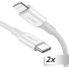 Ugreen 2x1 UGREEN Lightning To Type-C Cable 1m white