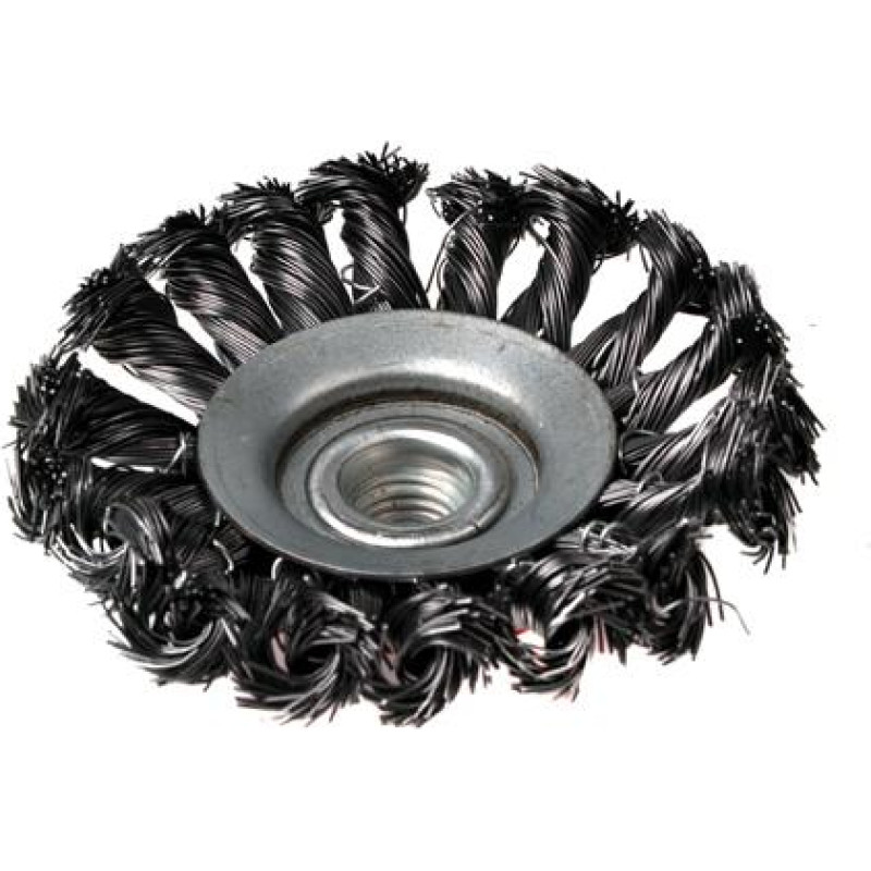 Szczotpol SZCZOTKA STOŻKOWA SKRĘCANA 120mm GWINT M14