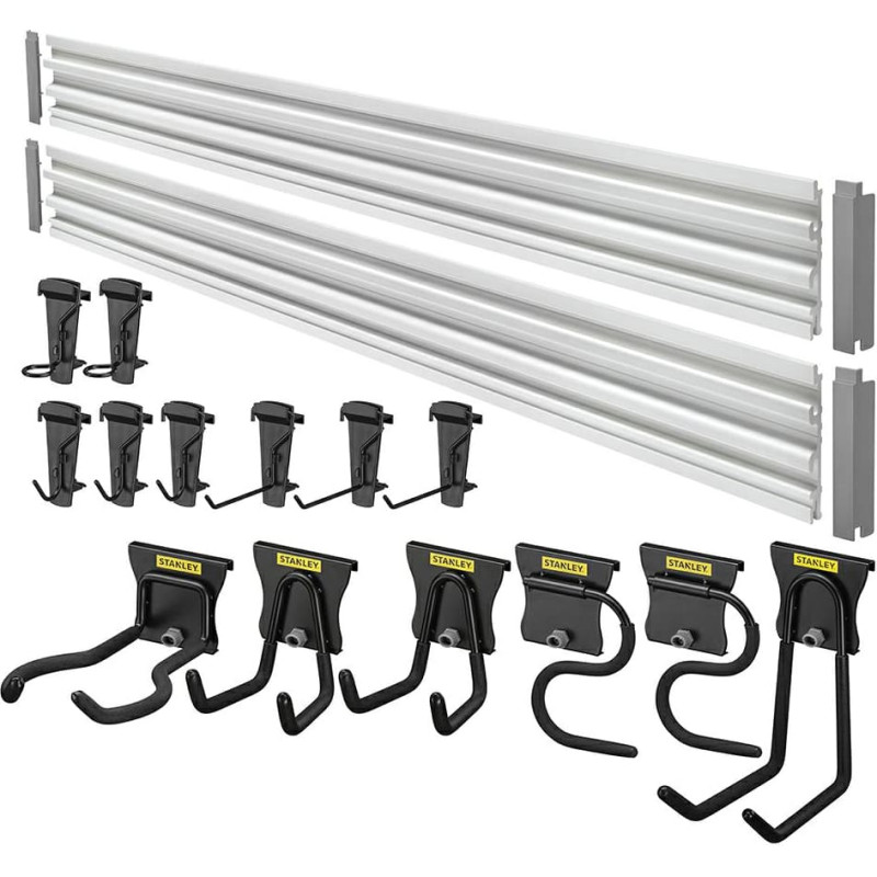Stanley VERSA ZESTAW WIESZAK&Oacute;W TRACK Z LISTWAMI 20szt.