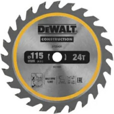 Dewalt PIŁA TARCZ.115x25z ATB DREWNO Z GWOŹDZIAMI DO DCS571