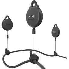 Kiwidesign VR Cable Culley System-3 pcs Kiwi Design V2-3 for Meta Quest 2 Black