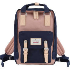 Himawari 188L 14'' laptop backpack (navy blue and pink)