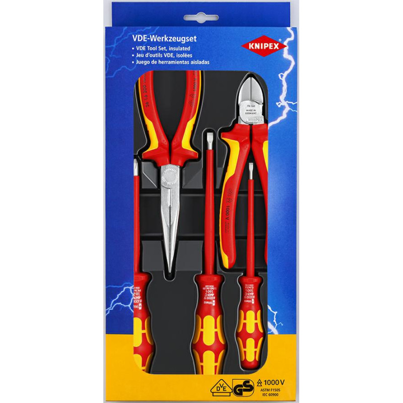 Knipex ZESTAW NARZĘDZI VDE 5szt.