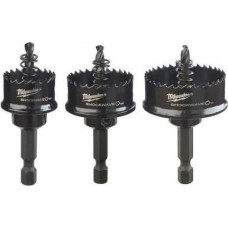 Milwaukee ZESTAW OTWORNIC BIMETALOWYCH SHOCKWAVE 3szt. 22/29/35 mm