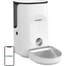 Dogness F16 WiFi 5G 4L smart food dispenser with stainless steel container (white)