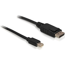 Delock Adapter - miniDP - DisplayPort - 1 m - black