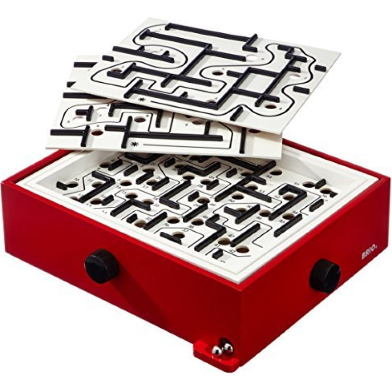 Ravensburger BRIO Labyrinth with Exercise Plates, red - 34020