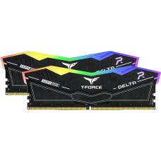 Team Group DDR5 64GB - 6000 - CL - 38 -  Dual-Kit - DIMM - FF3D564G6000HC38ADC01, Delta RGB, XMP, black