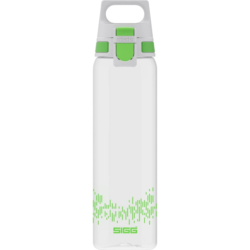 Sigg drinking bottle Total Clear One MyPlanet "Green" 0.75L (transparent/light green, one-hand closure ONE)