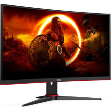 AOC AGON C27G2E/BK, gaming monitor - 27 -  black/red, Full HD, HDR, Adaptive-Sync, HDMI, DisplayPort, 165Hz panel