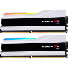 G.skill DDR5 - 48GB - 7600 - CL - 38 (2x 24 GB) dual kit, RAM (white, F5-7600J3848F24GX2-TZ5RW, Trident Z5 RGB, INTEL XMP)