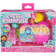 Spinmaster Spin Master Gabby's Dollhouse Deluxe Room Playset - Party Room with Kitten Narwhal, Toy Figure