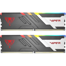 Patriot DDR5 - 64GB - 6000 - CL - 30 (2x 32 GB) dual kit, memory (black, PVVR564G600C30K, Viper Venom RGB, INTEL XMP, AMD EXPO)