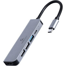 Gembird I/O ADAPTER USB-C TO HDMI/USB3/5IN1 A-CM-COMBO5-03 GEMBIRD