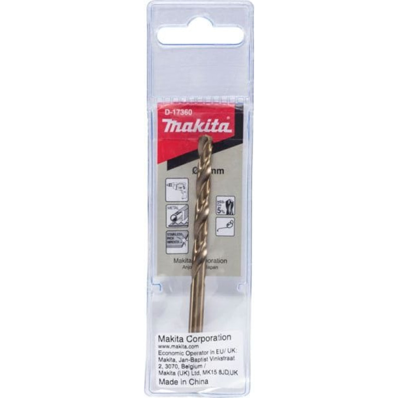 Makita Bohrer HSS-CO 5.0x86mm