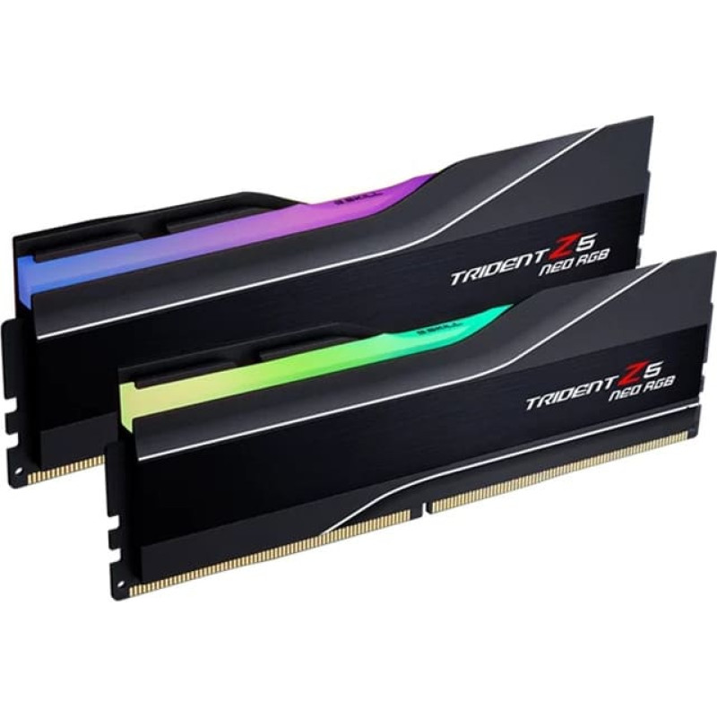 G.skill DDR5 - 32GB - 8000 - CL - 38 (2x 16 GB) dual kit, memory (black, F5-8000J3848H16GX2-TZ5NR, Trident Z5 Neo RGB, AMD EXPO)