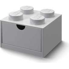 Room Copenhagen LEGO Desk Drawer 4 , storage box (grey, knobs)