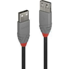 Lindy CABLE USB2 TYPE A 3M/ANTHRA 36704 LINDY