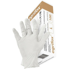 Raw-Pol RĘKAWICE WINYLOWE PUDROWANE/100szt. OGRIFOX  M GOSPODARCZE I OCHRONNE