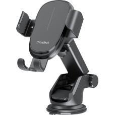 Choetech Gravity car holder with charger Choetech T203-F, 15W (black)