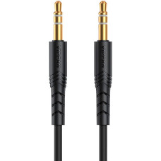 Vipfan Mini jack 3.5mm AUX cable VFAN L04 1m, gold plated (black)