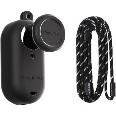 Sunnylife Silicone case with a leash Sunnylife for Insta360 GO 3S (black)