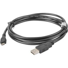 Lanberg USB cable Lanberg USB-A - microUSB 1.8 m Black (CA-USBM-10CC-0018-BK)