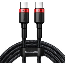 Baseus USB cable Baseus USB-C - USB-C 2 m Black and Red (BSU1520REDBLK)