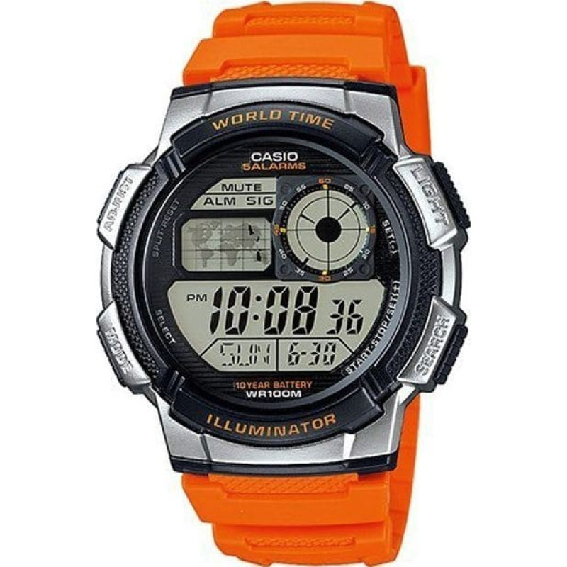 Casio Zegarek Casio Męski 10Bar do Pływania AE-1000-4B (381708)
