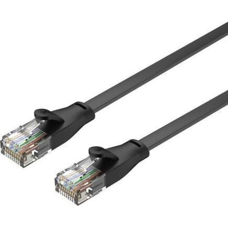 Unitek Flat cable UTP Ethernet Cat.6 1m (C1809GBK)