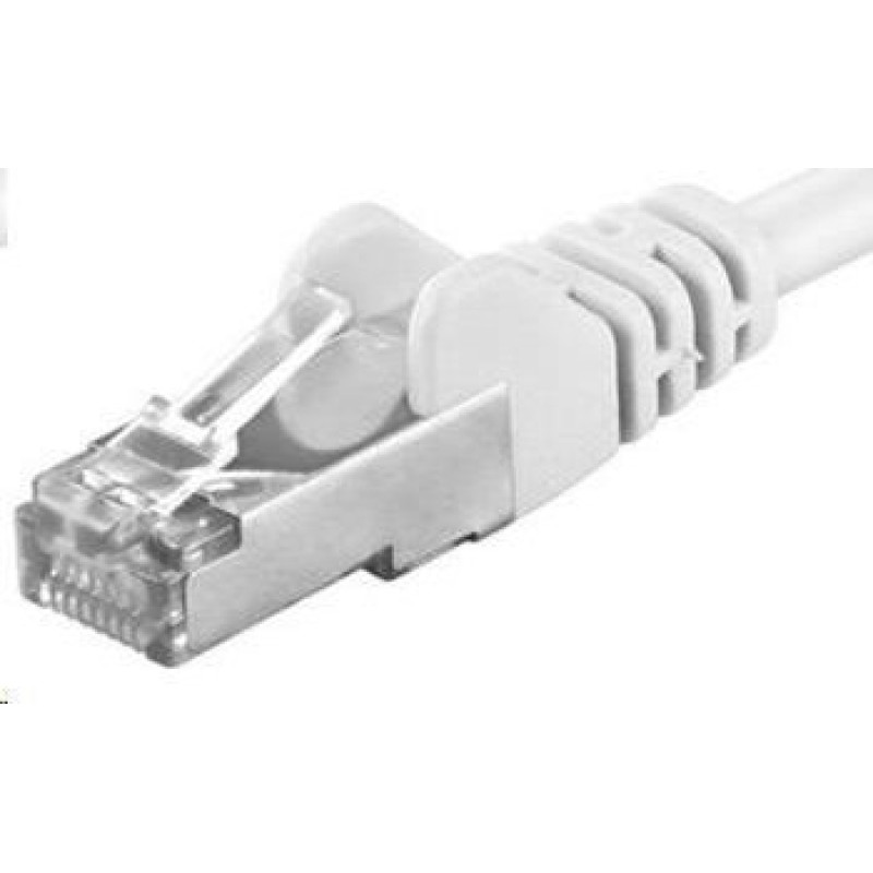Premiumcord PREMIUMCORD Patch kabel CAT6a S-FTP, RJ45-RJ45, AWG 26/7 10m biały