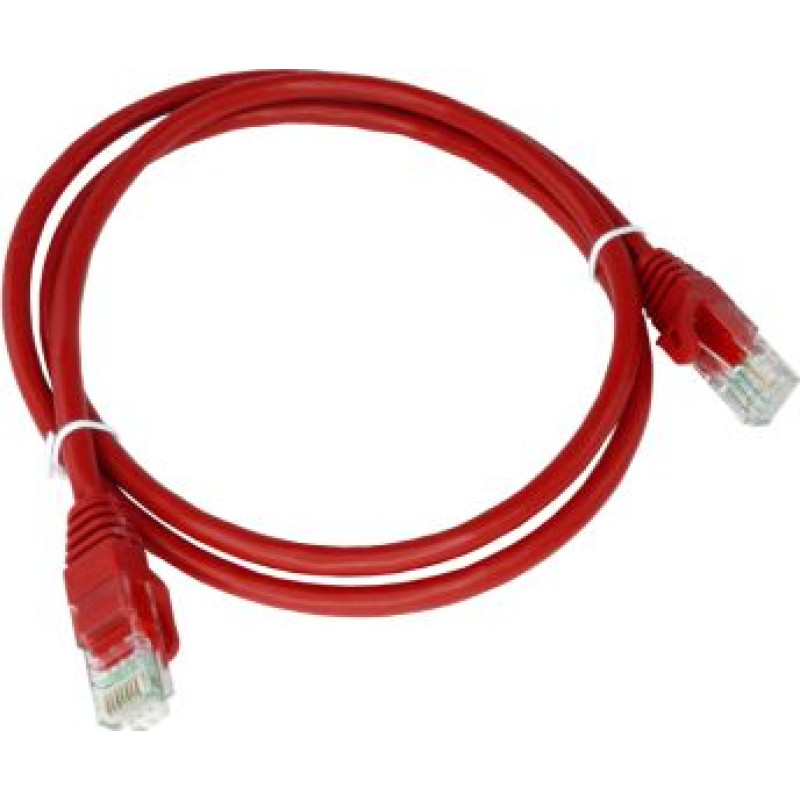 Alantec Patch-cord U/UTP cat.6 PVC 5.0m red ALANTEC